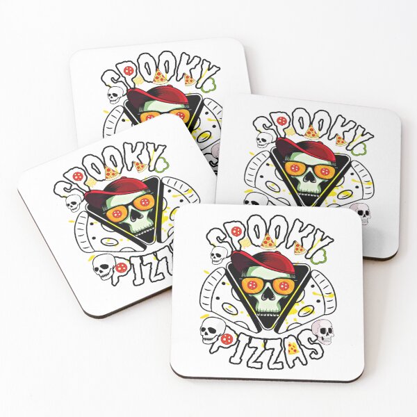 Item preview, Spooky Pizzas designed and sold by DEZINOMANIA.