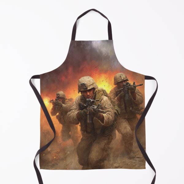 Item preview, Soldiers Advancing Through Smoke With Weapons Drawn designed and sold by Piotrek0001.