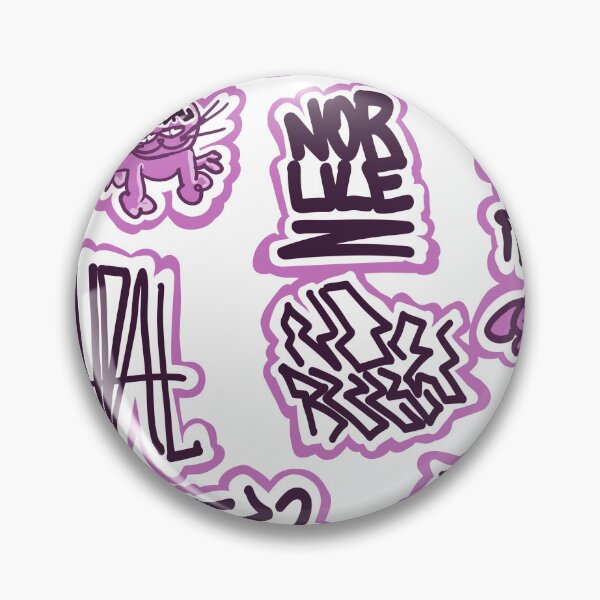 Item preview, Cat with No Rulez Purple rain - Urban Graffiti Sticker | Rebel Sick Stickerz Board designed and sold by Borislilb Artwear.