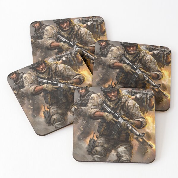 Item preview, Explosive Advance Led By Determined Armed Unit designed and sold by Piotrek0001.