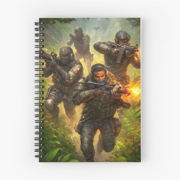 Item preview, Soldiers Hunt Enemies In The Dead Of Night designed and sold by Piotrek0001.