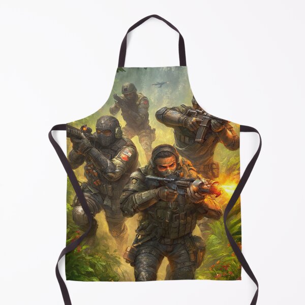 Item preview, Soldiers Hunt Enemies In The Dead Of Night designed and sold by Piotrek0001.