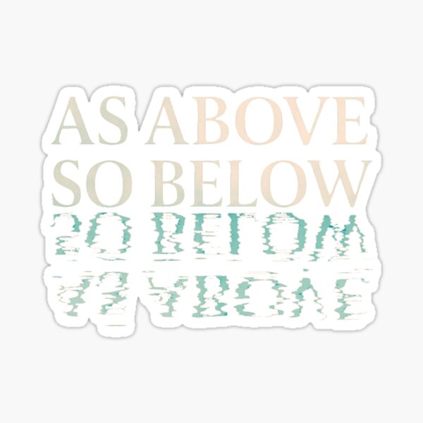 Item preview, As Above So Below designed and sold by FASCENSION.