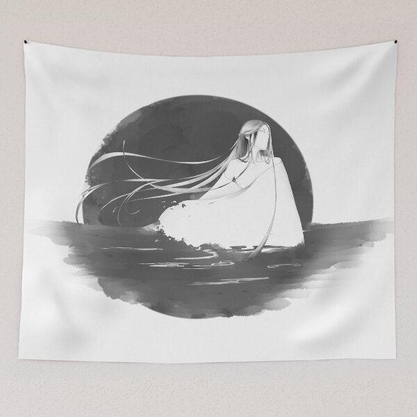 Item preview, ink an wash painting designed and sold by DodoDeli.