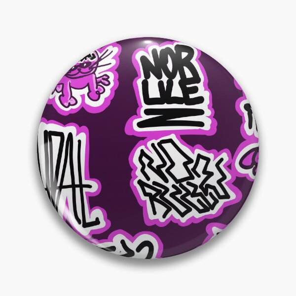 Item preview,  Cat with No Rulez Purple deep - Urban Graffiti Sticker | Rebel Sick Stickerz Board designed and sold by Borislilb Artwear.