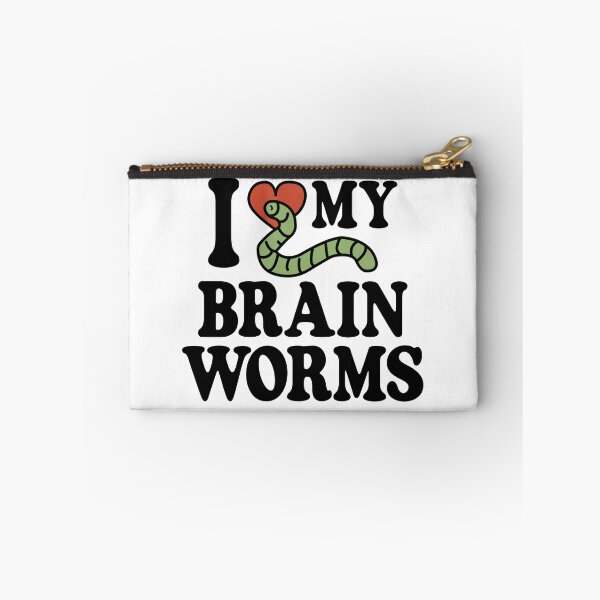 Item preview, I Love My Brain Worms designed and sold by Kay Saunders.