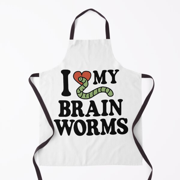 Item preview, I Love My Brain Worms designed and sold by Kay Saunders.