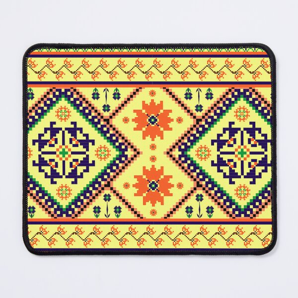Item preview, Royal Blue Ethnic Geometric Seamless Pixel Pattern designed and sold by Khwanchai.