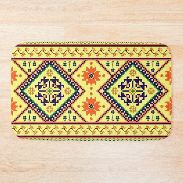 Item preview, Royal Blue Ethnic Geometric Seamless Pixel Pattern designed and sold by Khwanchai.