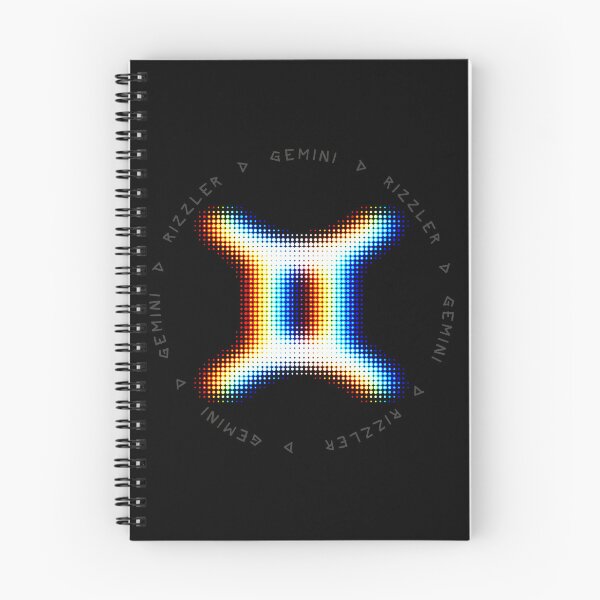 Item preview, Gemini Glitch – Dual Halftone Zodiac Symbol in EDM Vibe designed and sold by H Jonas.