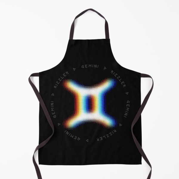 Item preview, Gemini Glitch – Dual Halftone Zodiac Symbol in EDM Vibe designed and sold by H Jonas.
