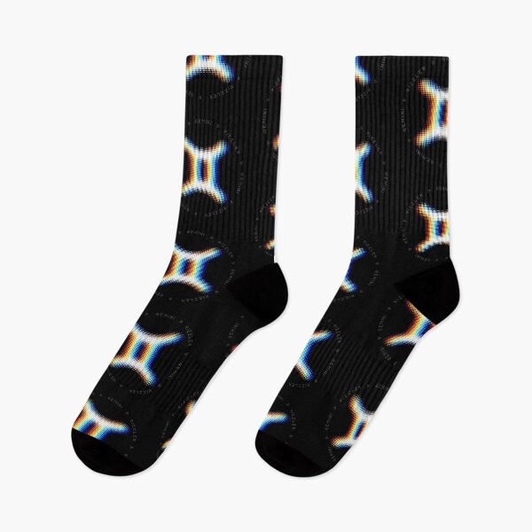 Item preview, Gemini Glitch – Dual Halftone Zodiac Symbol in EDM Vibe designed and sold by H Jonas.