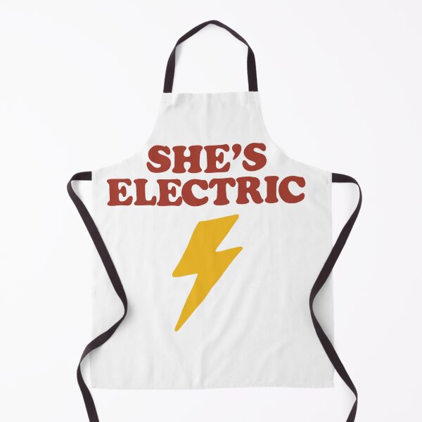 Item preview, She’s Electric – Lightning Bolt Kids Tee | Retro Oasis-Inspired Shirt designed and sold by TheOliveClub.