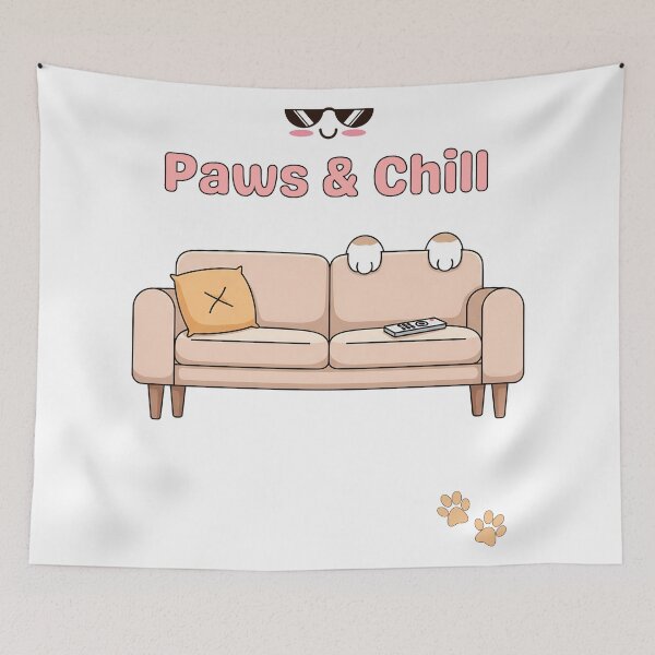 Item preview, Paws & Chill designed and sold by TeeTrendz_Hub.