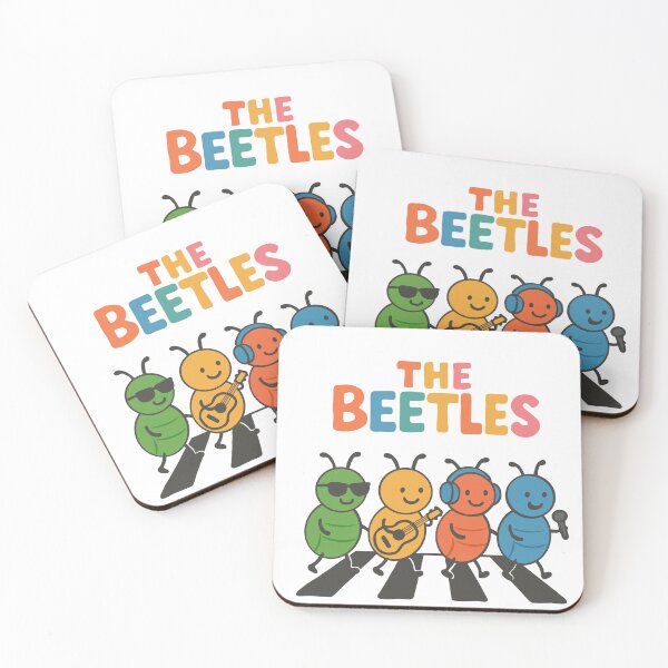 Item preview, The Beetles – Cute Beatles-Inspired Bug Band Design | Funny Kids T-Shirt & Sticker designed and sold by TheOliveClub.