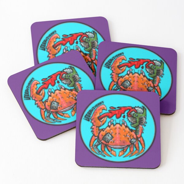 Item preview, Crusty sump crab faded/pixelated/old shop logo  designed and sold by Underhive-Art.