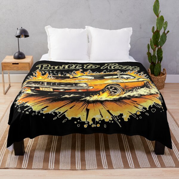 Item preview, Built to Roar – Flaming Mopar 1970 Muscle Car Illustration designed and sold by SteadyRolling.