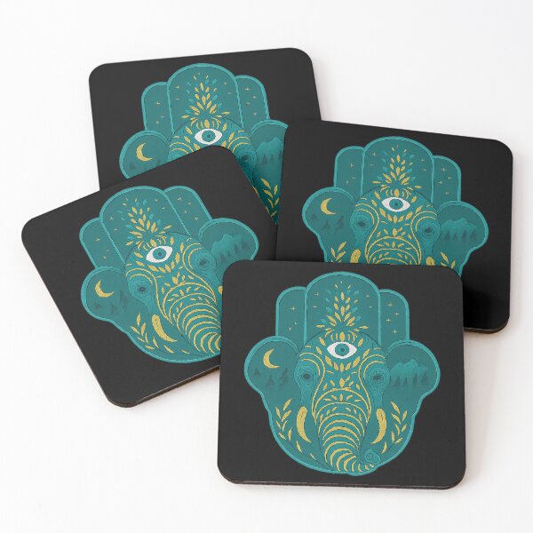 Item preview, Mystic Hamsa Mandala Elephant Head designed and sold by Madeline Binder Art & Design.