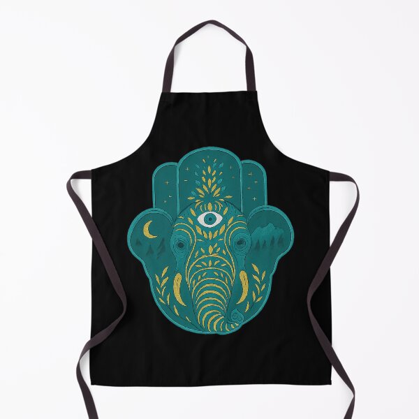 Item preview, Mystic Hamsa Mandala Elephant Head designed and sold by Madeline Binder Art & Design.