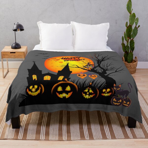 Item preview, Classic Halloween Night Spooky Scene . designed and sold by StickAndStyle .
