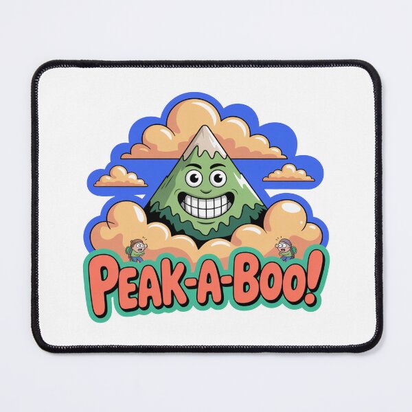 Item preview, Peak-A-Boo Funny Cartoon Mountain Design designed and sold by MonkiFlipp.