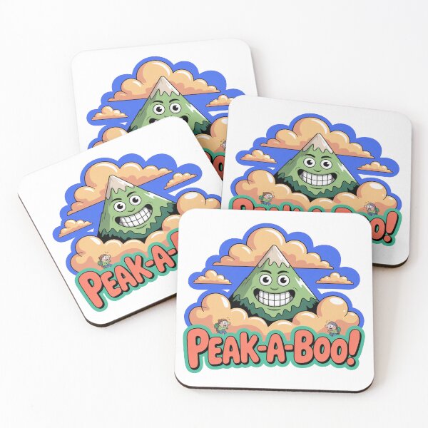 Item preview, Peak-A-Boo Funny Cartoon Mountain Design designed and sold by MonkiFlipp.
