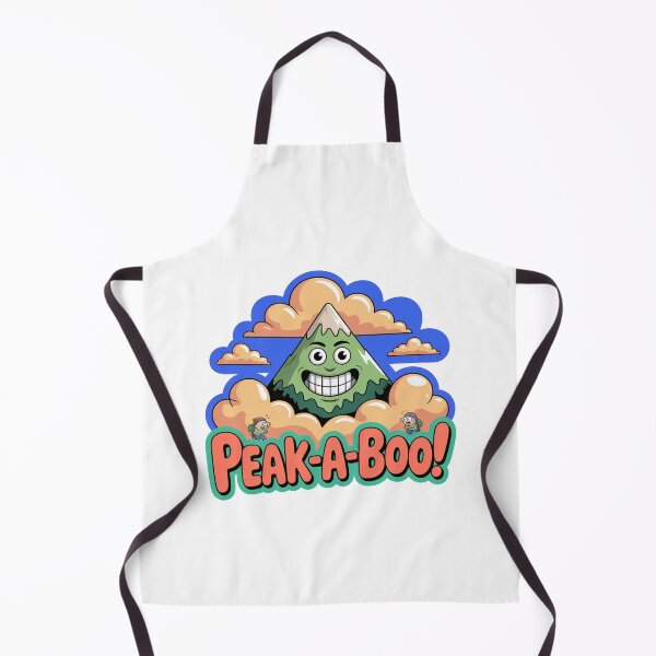 Item preview, Peak-A-Boo Funny Cartoon Mountain Design designed and sold by MonkiFlipp.