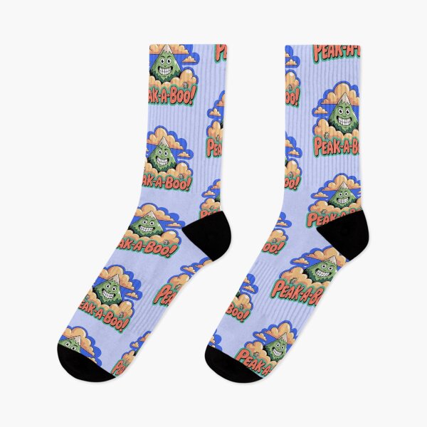 Item preview, Peak-A-Boo Funny Cartoon Mountain Design designed and sold by MonkiFlipp.