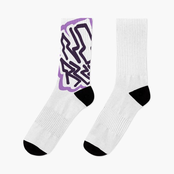 Item preview, No rulez purple tag - Urban Graffiti Sticker | Rebel Sick Stickerz designed and sold by Borislilb Artwear.