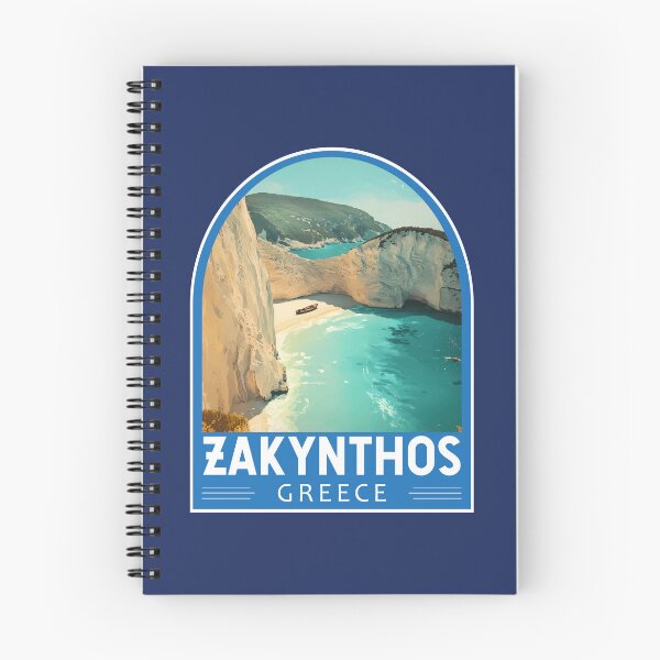 Item preview, Zakynthos Greece Travel Art Emblem designed and sold by KrisSidDesigns.