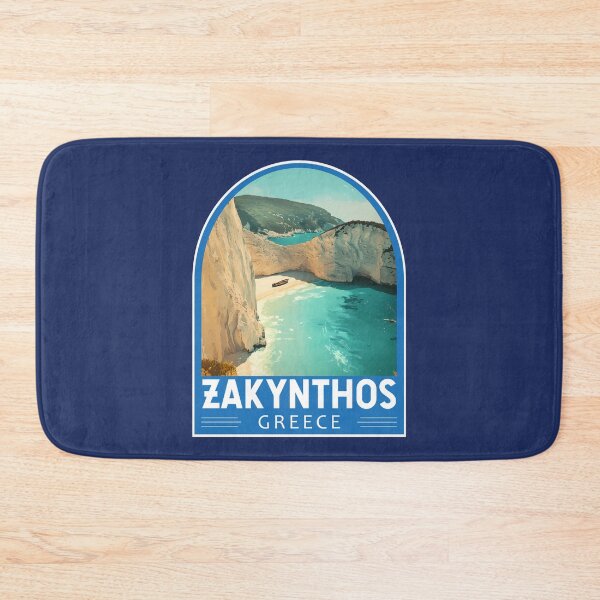 Item preview, Zakynthos Greece Travel Art Emblem designed and sold by KrisSidDesigns.