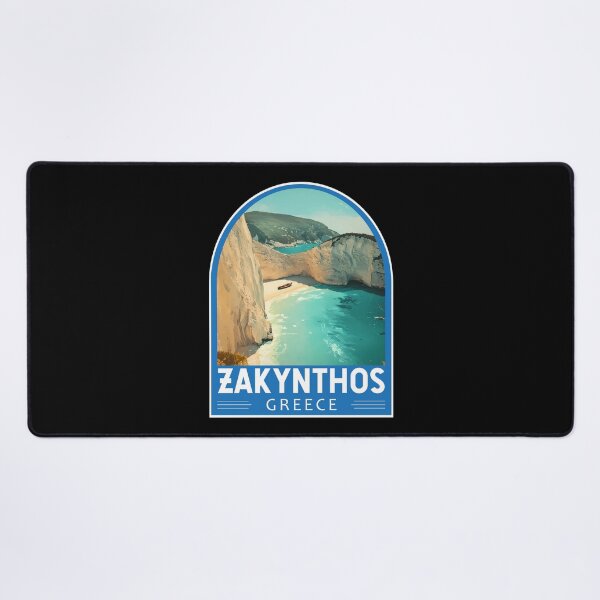 Item preview, Zakynthos Greece Travel Art Emblem designed and sold by KrisSidDesigns.