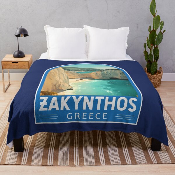 Item preview, Zakynthos Greece Travel Art Emblem designed and sold by KrisSidDesigns.