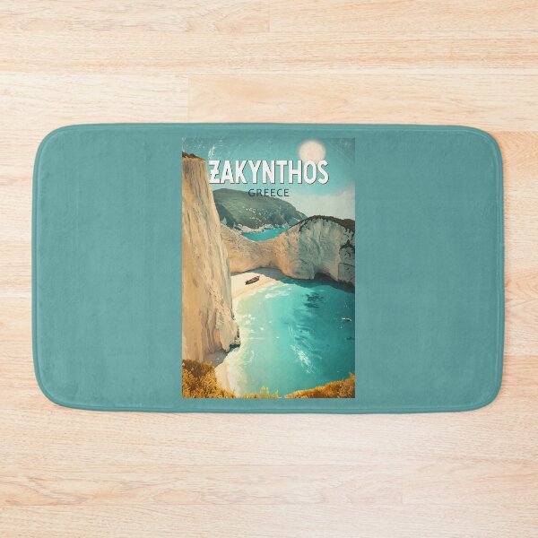 Item preview, Zakynthos Greece Illustration Travel Art Vintage designed and sold by KrisSidDesigns.