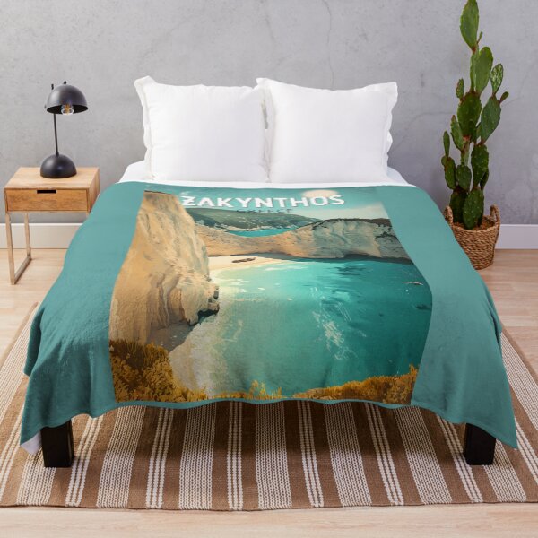 Item preview, Zakynthos Greece Illustration Travel Art Vintage designed and sold by KrisSidDesigns.