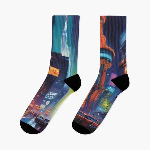 Item preview, At night in a metropolis designed and sold by 2-Seraphira.