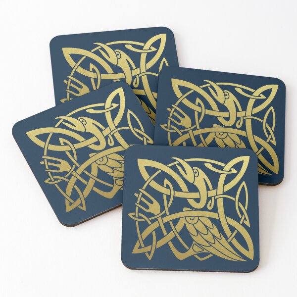 Item preview, Medieval Style Celtic Nordic Knotwork Fantastic Bird designed and sold by Pixelchicken.