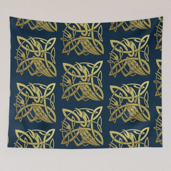 Item preview, Medieval Style Celtic Nordic Knotwork Fantastic Bird designed and sold by Pixelchicken.