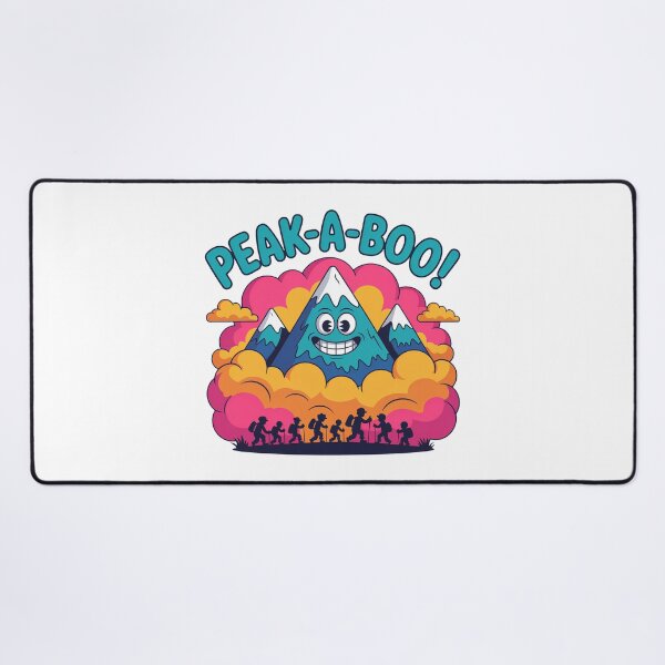 Item preview, Peak-A-Boo Funny Cartoon Mountain Design designed and sold by MonkiFlipp.