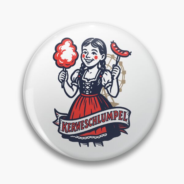 Artikelvorschau, Kerweschlumpelmädchen mit Süßigkeiten und Wurst entworfen und verkauft von Boogosh.