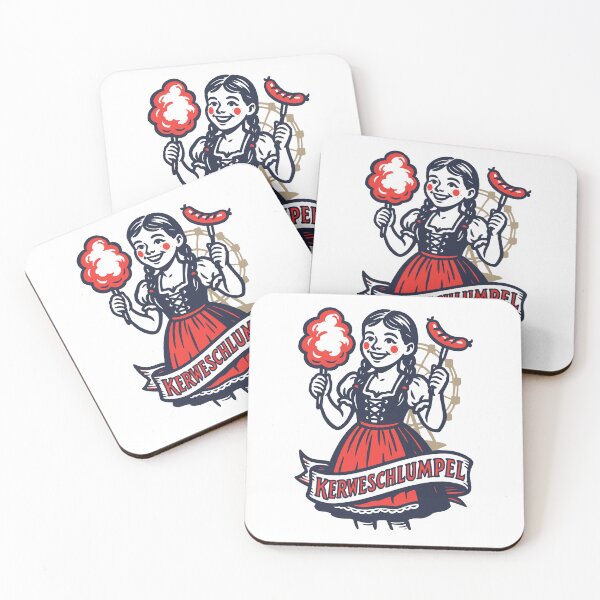 Item preview, Kerweschlumpel girl with candy and sausage designed and sold by Boogosh.
