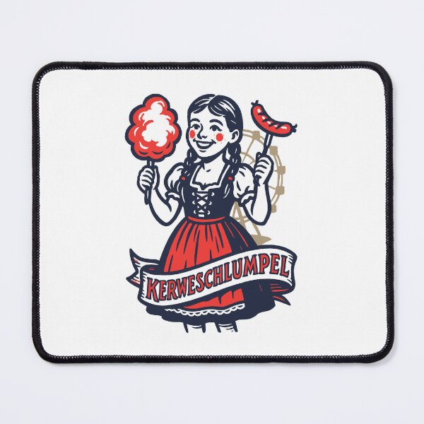 Item preview, Kerweschlumpel girl with candy and sausage designed and sold by Boogosh.