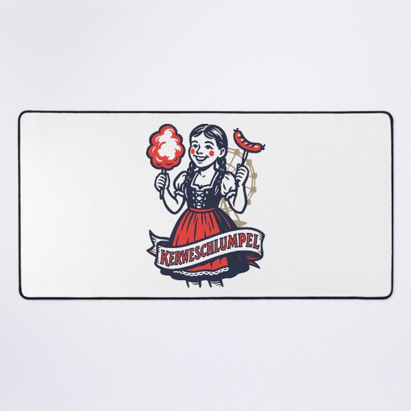 Item preview, Kerweschlumpel girl with candy and sausage designed and sold by Boogosh.