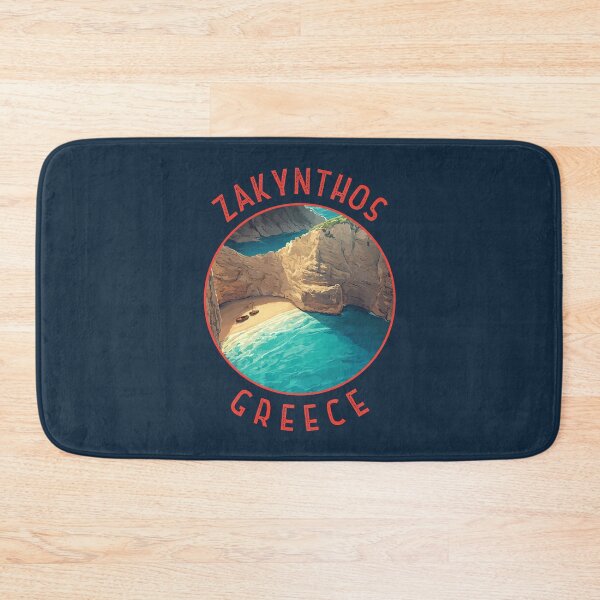 Item preview, Zakynthos Greece Retro Distressed Circle designed and sold by KrisSidDesigns.