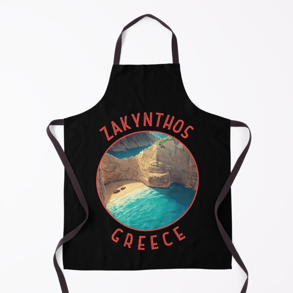 Item preview, Zakynthos Greece Retro Distressed Circle designed and sold by KrisSidDesigns.