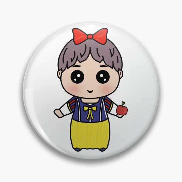 Item preview, BTS V Taehyung Snow White Chibi Kpop designed and sold by hevysz.