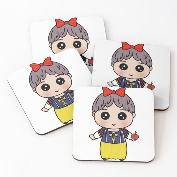 Item preview, BTS V Taehyung Snow White Chibi Kpop designed and sold by hevysz.