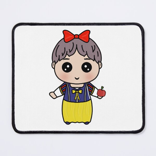 Item preview, BTS V Taehyung Snow White Chibi Kpop designed and sold by hevysz.