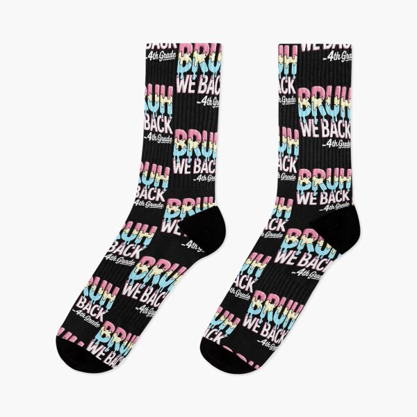Item preview, Bruh We Back 1st Day of 4th Grade Ice Cream Drip Boys designed and sold by clothesy7.
