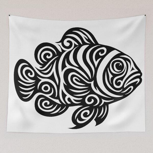 Item preview, Tribal clownfish designed and sold by SpectrumShine.